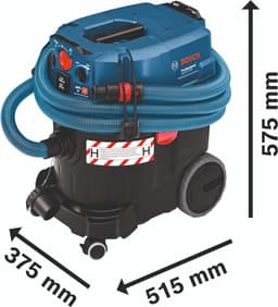 Bosch Professional GAS 35 H AFC Nat- en Droogstofzuiger - 06019C3600 — thumbnail 2
