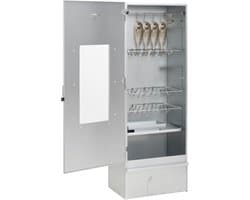 vidaXL - BBQ-rookoven - met - houtsnippers - 44,5x29x110 - cm - staal