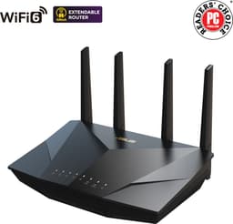 ASUS RT-AX5400 draadloze router Gigabit Ethernet dual-band (2.4 GHz / 5 GHz) zwart — thumbnail 3