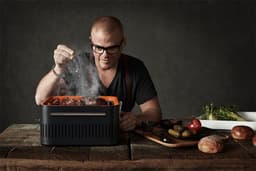 Houtskoolbarbecue Cube - Stone - Everdure — thumbnail 4