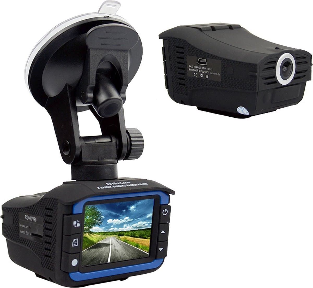 TechU™ Dashcam Camera – M08 – 2” Scherm – Dashboardcamera – Full HD 1080P – Wifi – 150° Wijdhoeklens – Parkeermonitor – Looprecording – Bewegingssensor – G-sensor – Nachtvisie - voor auto — afbeelding 1