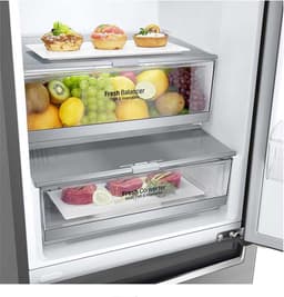 LG GBB72PZEXN koelvries-combinatie RVS geborsteld  deukjes in de deuren en zij — thumbnail 5
