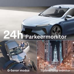 ApexArte® Dashcam voor Auto - Dualdashcam Voor en Achter - Full HD - Zwart — thumbnail 2