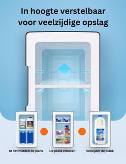 MKSS® Minibar - Mini Koelkast - Skincare Fridge - Ultra Black — thumbnail 4