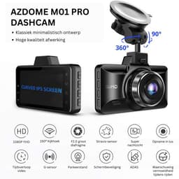 ApexArte® Dashcam voor Auto - Dualdashcam Voor en Achter - Full HD - — thumbnail 4