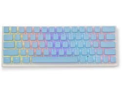 60% Mechanisch Gaming Keyboard – Pudding keycaps - RGB - Bedraad
