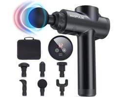 Handheld Spiermassagepistool - Diepe Weefsel Massage met 32 Snelheden en 6 Koppen voor Pijnverlichting