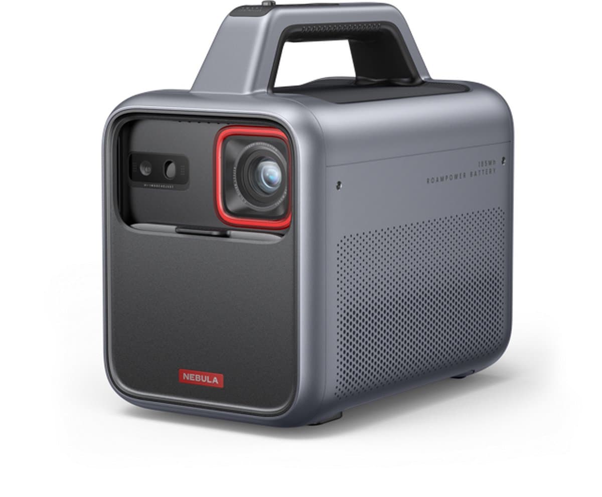 Nebula Mars 3 Zwart Outdoor Projector - 1920x1080 Resolutie - 1000 ANSI Lumen - 185Wh Batterij - IPX3 Waterbestendig - Tot 15 Uur Speeltijd - AI Beeldaanpassing — afbeelding 1