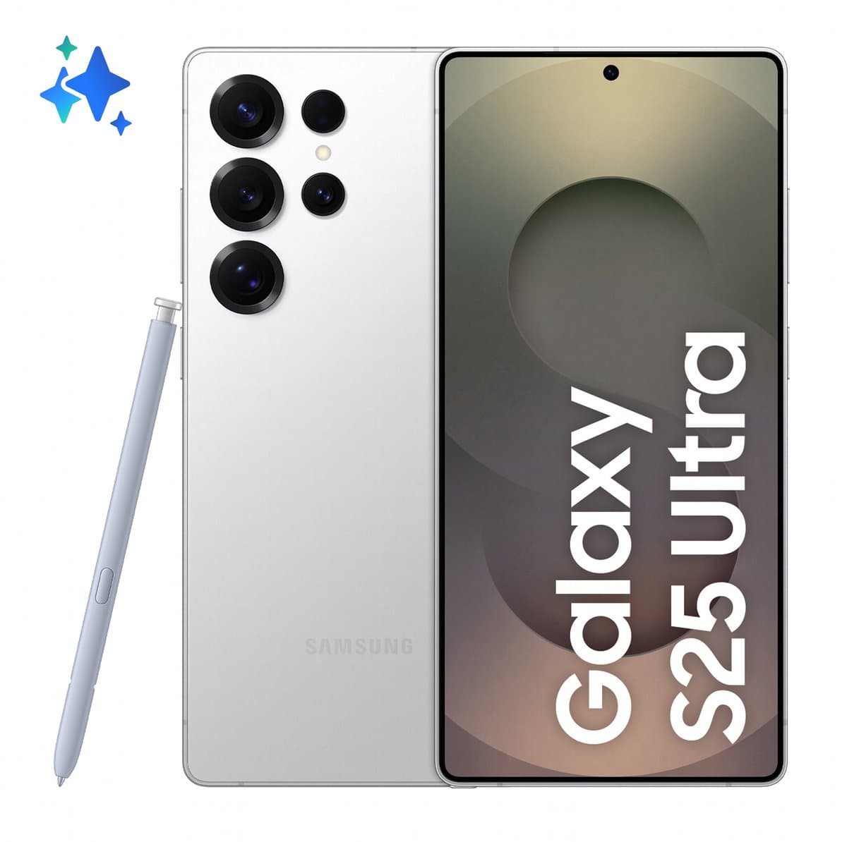 Samsung Galaxy S25 Ultra 5G - 512GB - Titanium White Silver — afbeelding 1