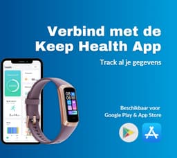 Kiraal Charge Fit - Stappenteller - Activity Tracker - Temperatuurmeter - Bloeddrukmeter - Hartslagmeter - Smartwatch - Horloge - Heren - Dames - Nederlandse Handleiding - Grijs — thumbnail 4