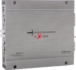 Excalibur X600.2 - Autoversterker - 2-Kanaals - 1200W Piek / 2 x 60W RMS - 4Ω - Variabele Crossover (High/Low Pass) - MOSFET Voedingsmodule — thumbnail 2