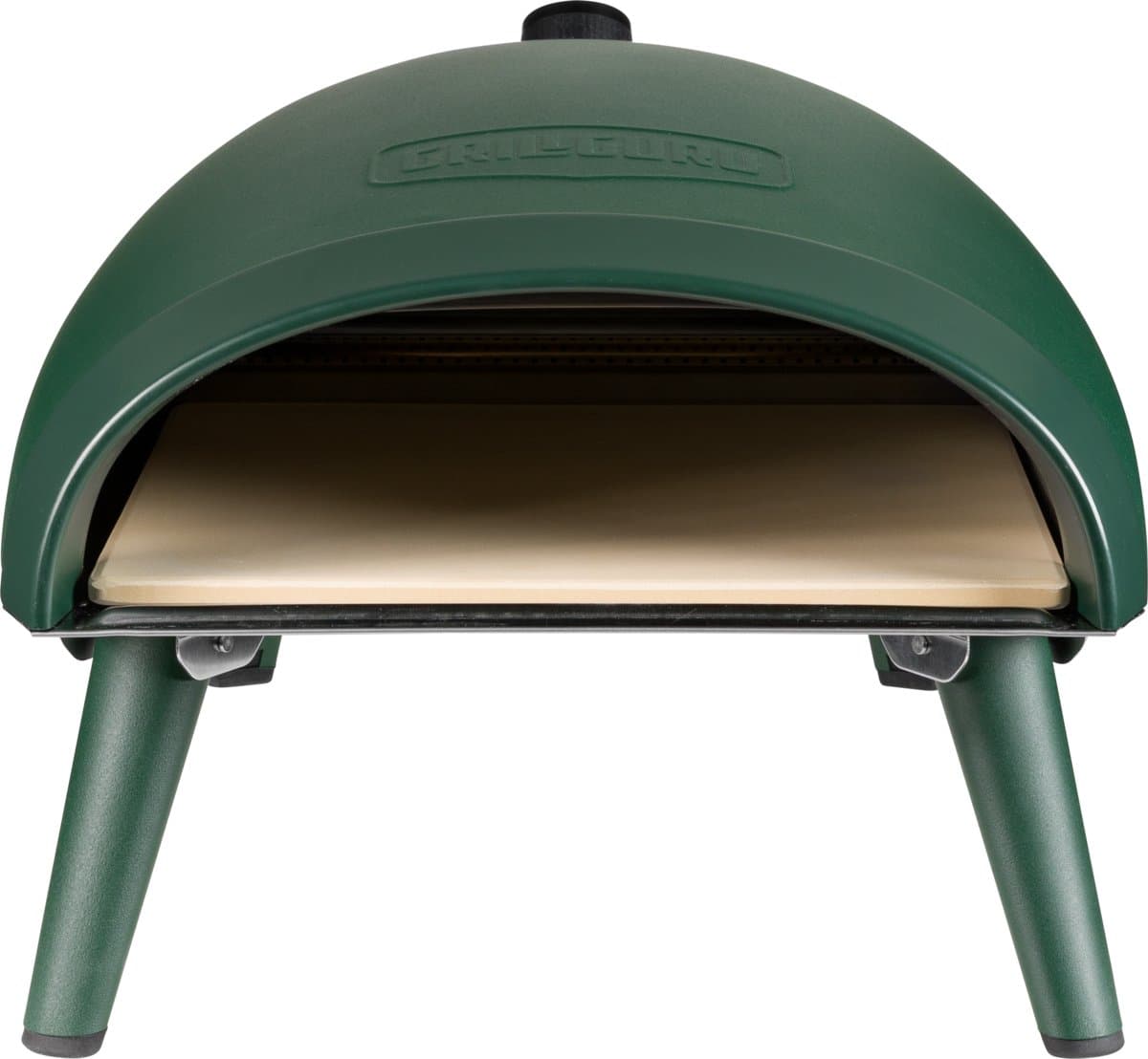 Grill Guru Pizza Oven Gas - Groen - tot 450 graden - inklapbare pootjes voor opberg gemak — afbeelding 1