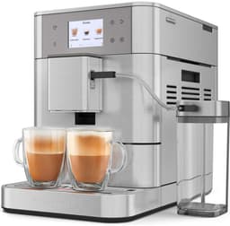 KitchenAid Volautomatische Espressomachine KF7 - 20+ recepten en melkopschuimer - 2 kopjes tegelijk vullen - Inox — thumbnail 2
