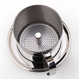 Roestvrijstalen Vietnamese koffiefilterbeker - filterkoffiezetapparaat - met handvat — thumbnail 2