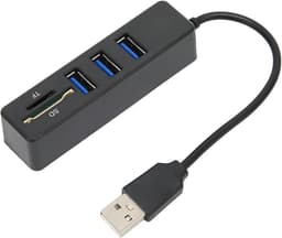 3-poorts draagbare USB-splitter USB 2.0 Hub 480 Mbps — thumbnail 5