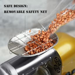 Elektrische Oliepers - Oliepersmachine - 1800W - 0-300°C - Heet & Koud Persen - 6-9 kg/u - Voor Noten, Pinda's, Sesam & Amandelen - Goud — thumbnail 3