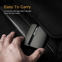 Draagbare Externe SSD 512GB USB 3.1 Type-C Hoge Snelheid voor PC en Telefoon — thumbnail 3