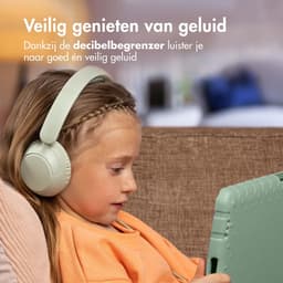 imoshion Kinder Koptelefoon met Draad - Met Decibelbegrenzer en Stickervellen - Koptelefoon Kinderen met AUX Kabel — thumbnail 2