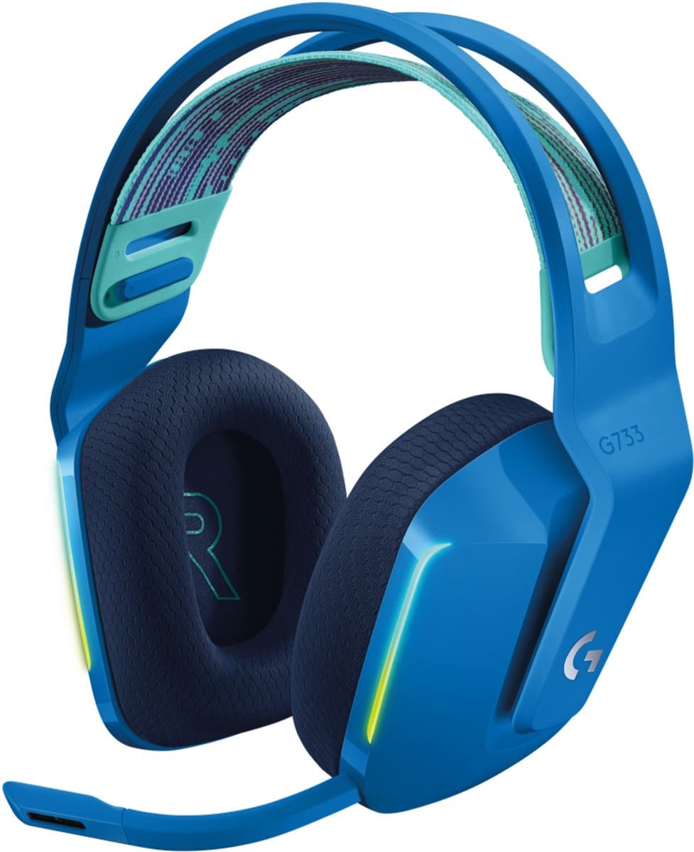 Logitech G733 LIGHTSPEED - Draadloze Gaming Headset - PS5/PS4 & PC - Blauw — afbeelding 1