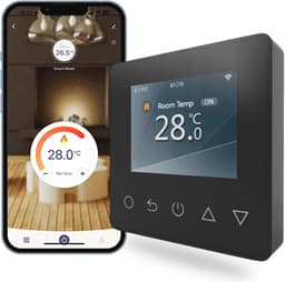 Digitale Thermostaat voor Vloerverwarming met Wekelijkse Programma's en Wifi — thumbnail 1