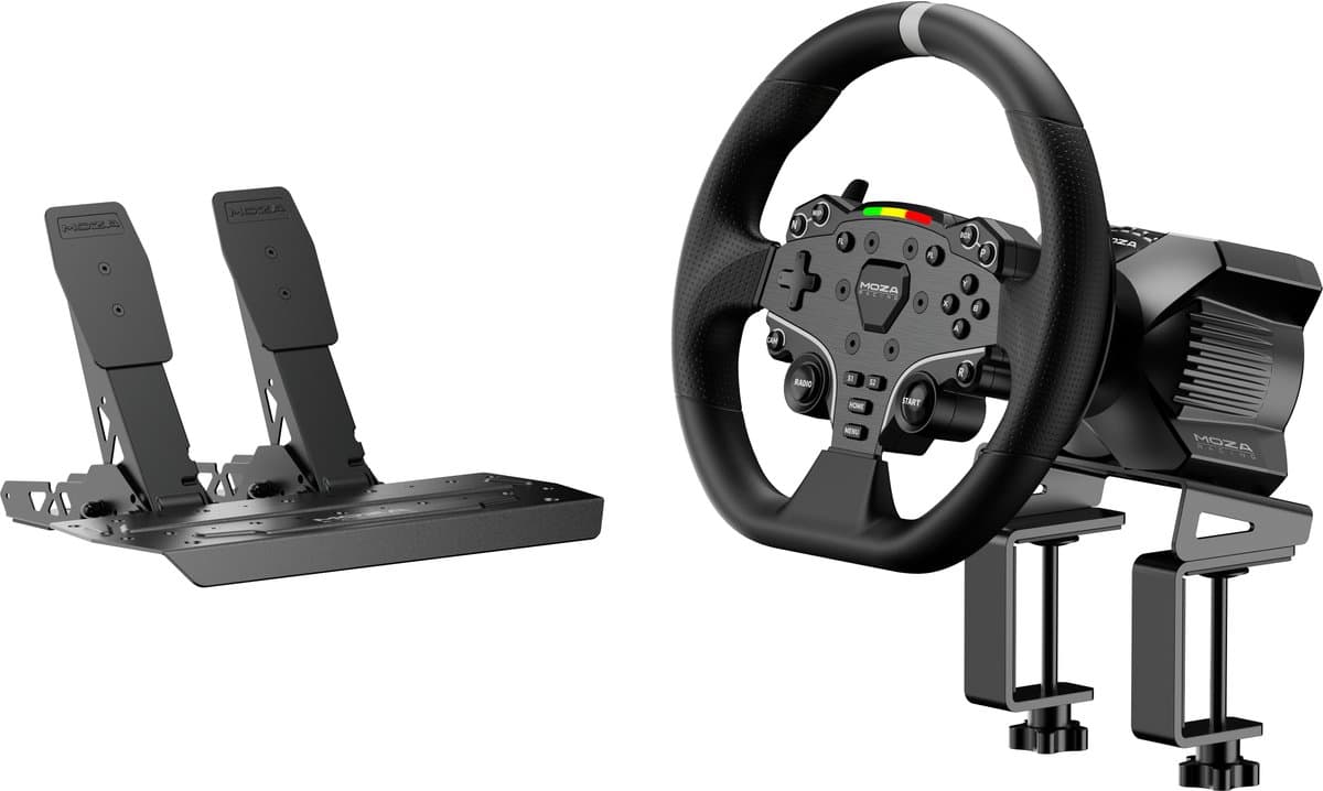 Moza R3 PC Bundel Racestuur + Pedalen — afbeelding 1