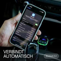 Wegman Bluetooth FM Transmitter - Handsfree Bellen Auto Carkit - Bluetooth Adapter Auto - 36W Autolader USB C - SD Kaart - USB Stick - USB C Lader — thumbnail 5