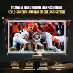 RVV® Mini beamers - Projector - Mini beamer - Wit - 22cm x 17cm x 8cm — thumbnail 5