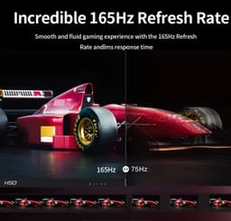 34 inch Curved Gaming Monitor – UWQHD 3440x1440 – 165Hz – 1ms – 1500R – Ultrawide Beeldscherm voor PC & Console — thumbnail 3