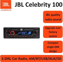 JBL Celebrity 100 - Autoradio - Enkel DIN - Auto Radio met Bluetooth - USB, SD, AUX en FM — thumbnail 5