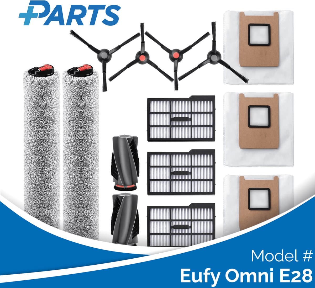 Eufy Omni E28 Onderhoudsset (Plus.Parts® alternatief voor T290QAR0) — afbeelding 1