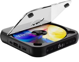Somstyle Draagbare CD Speler met Bluetooth - EA100 - 3.5 MM Aux - Discman - CD / CD-R / CD-RW - MP3 - Zwart — thumbnail 1