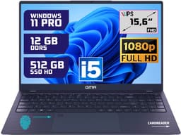 Krachtige 15.6" Full HD Notebook | Snelle Intel Core i5 & 512GB SSD | 12GB DDR5 Geheugen | Windows 11 Pro Editie voor Zakelijk, Thuis en Studie — thumbnail 1
