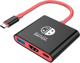 Docking Station geschikt voor Nintendo Switch - switch dock - Compact - Stijlvol — thumbnail 1