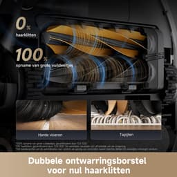 Dreame Aqua10 Roller – Robotstofzuiger - Nat- en Droogstofzuiger met 30.000 Pa - Automatisch Legen & Zelfreinigende Rol - 100 °C Rolreiniging - AutoSeal™ Tapijtkering — thumbnail 5