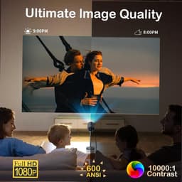 Mini Beamer - Projector met Wifi - Bluetooth — thumbnail 4