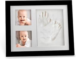 TTGoods - Pootafdrukset voor hond en kat, baby voetafdruk, houten fotolijst, 3D gipsafdruk, ideaal aandenken, cadeau voor huisdierenliefhebbers — thumbnail 1