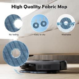 22-delige Accessoireset - Geschikt voor Eufy Omni C20 Robotstofzuiger - 1 Hoofdborstel, 6 Zijborstel, 4 Filter, 4 Dweilpads, 6 Stofzakken, 1 Reinigingsborstel - Vervangende Onderdelen — thumbnail 5
