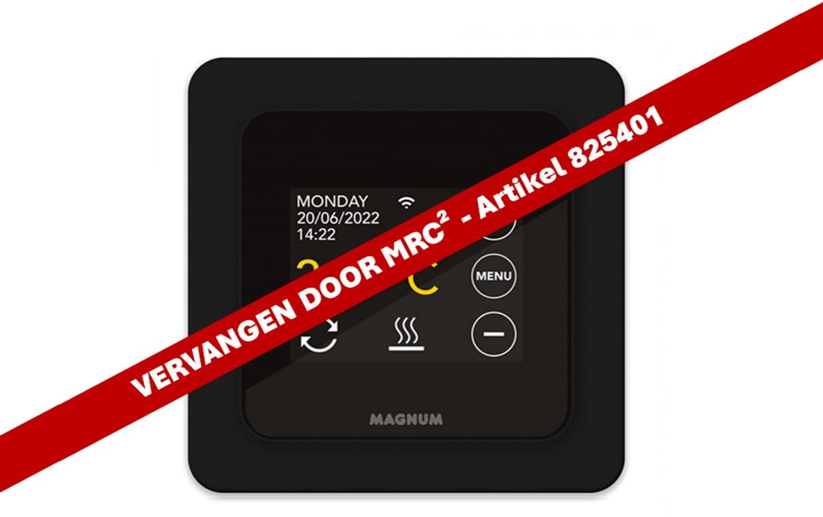 Remote Control WiFi, digitale klokthermostaat | RAL 9011 (Grafietzwart) — afbeelding 1