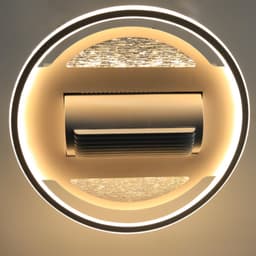 Moderne witte plafondventilator — thumbnail 3