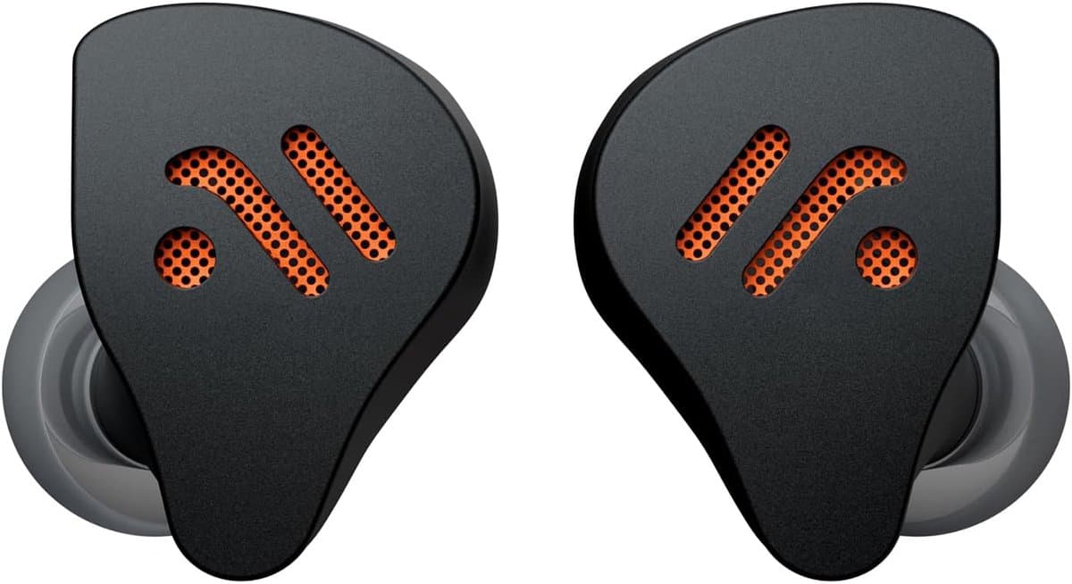 Fosi Audio IM4 HiFi In-Ear Monitor – Open-Back IEM – 10mm Beryllium Driver – Verwisselbare Nozzles – 2-Pin – Zwart — afbeelding 1
