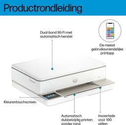 HP Envy 6132e - Instant Ink Printen Kopiëren En Scannen Inkt All-in-one-printer — thumbnail 3