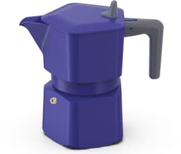 Italiaans koffiezetapparaat - PEZZETTI - PENTAEXPRESS - Aluminium - 6 kopjes - Blauw — thumbnail 1
