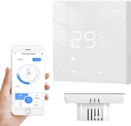 Slimme Digitale Wifi Thermostaat voor Water Vloerverwarming - Programmeerbaar en Spraakgestuurd — thumbnail 1