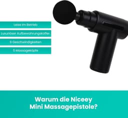 Massage Gun Professioneel - Massage Apparaat - Theragun - Zwart — thumbnail 4