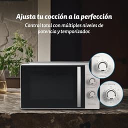 Magnetron met Grill 800W - 25 Liter Inhoud, 5 standen en Ontdooi Functie — thumbnail 3