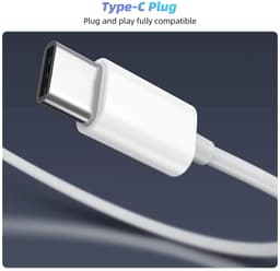 USB-C - Bedrade In-Ear Oordopjes - Met Microfoon - Voor Muziek - Voor iPhone en Android Gebruikers - Type C Model — thumbnail 3