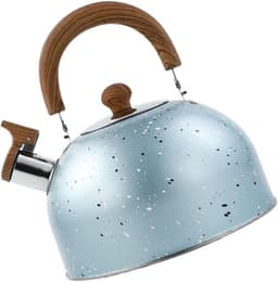 Vintage Fluitketel van RVS, Retro Theepot met Fluitfunctie, Duurzame Waterkoker voor Perfecte Thee en Koffie — thumbnail 3
