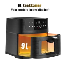 RWB® Airfryer XXL - Mini-oven - Heteluchtfriteuse - 9L - 8 Programma's — thumbnail 3
