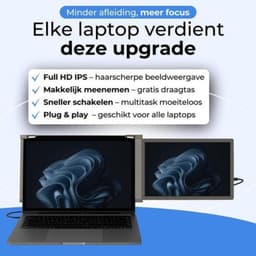 White-Label® Portable Monitor - Draagbare Scherm - Uitbreider - Full HD — thumbnail 3