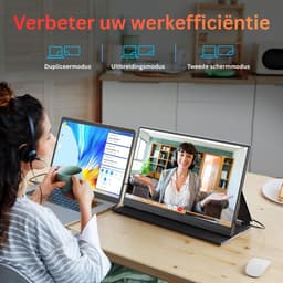 White-Label® Portable Monitor - Draagbare Scherm - Uitbreider - Full HD — thumbnail 2